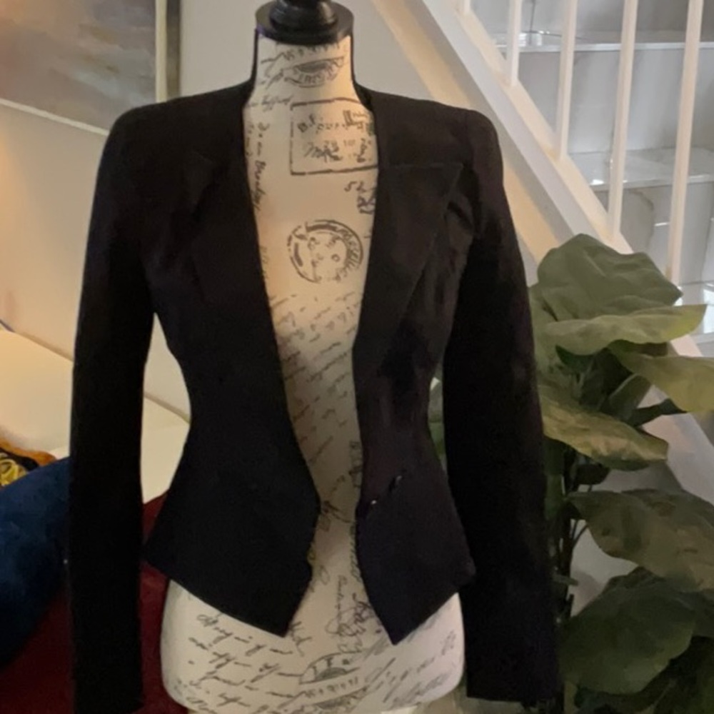 Marciano black fitted jacket size 2